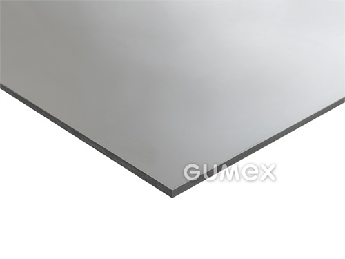 Polyvinylchloridplatte SIMONA® PVC-CAW, 1mm, 2000x1000mm, 82°ShD, 0°C/+60°C, grau, 